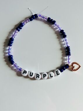 Olivia Rodrigo Friendship Bracelet • Purple